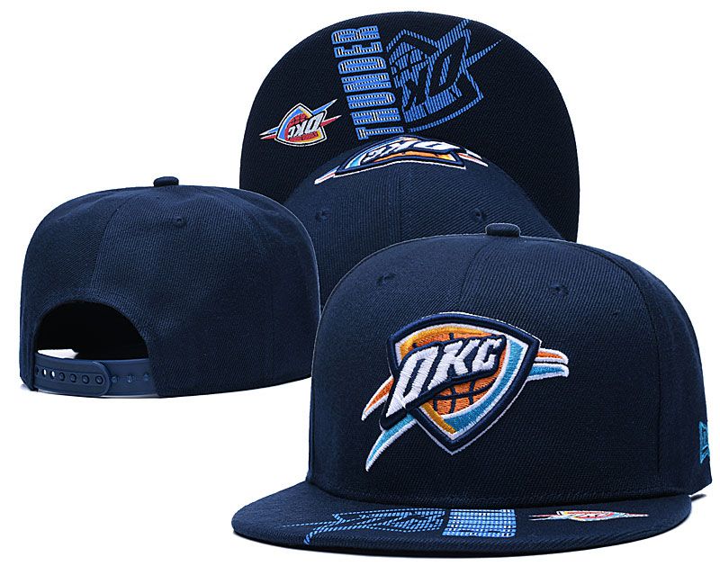 2020 NBA Oklahoma City Thunder Hat 2020915->nba hats->Sports Caps